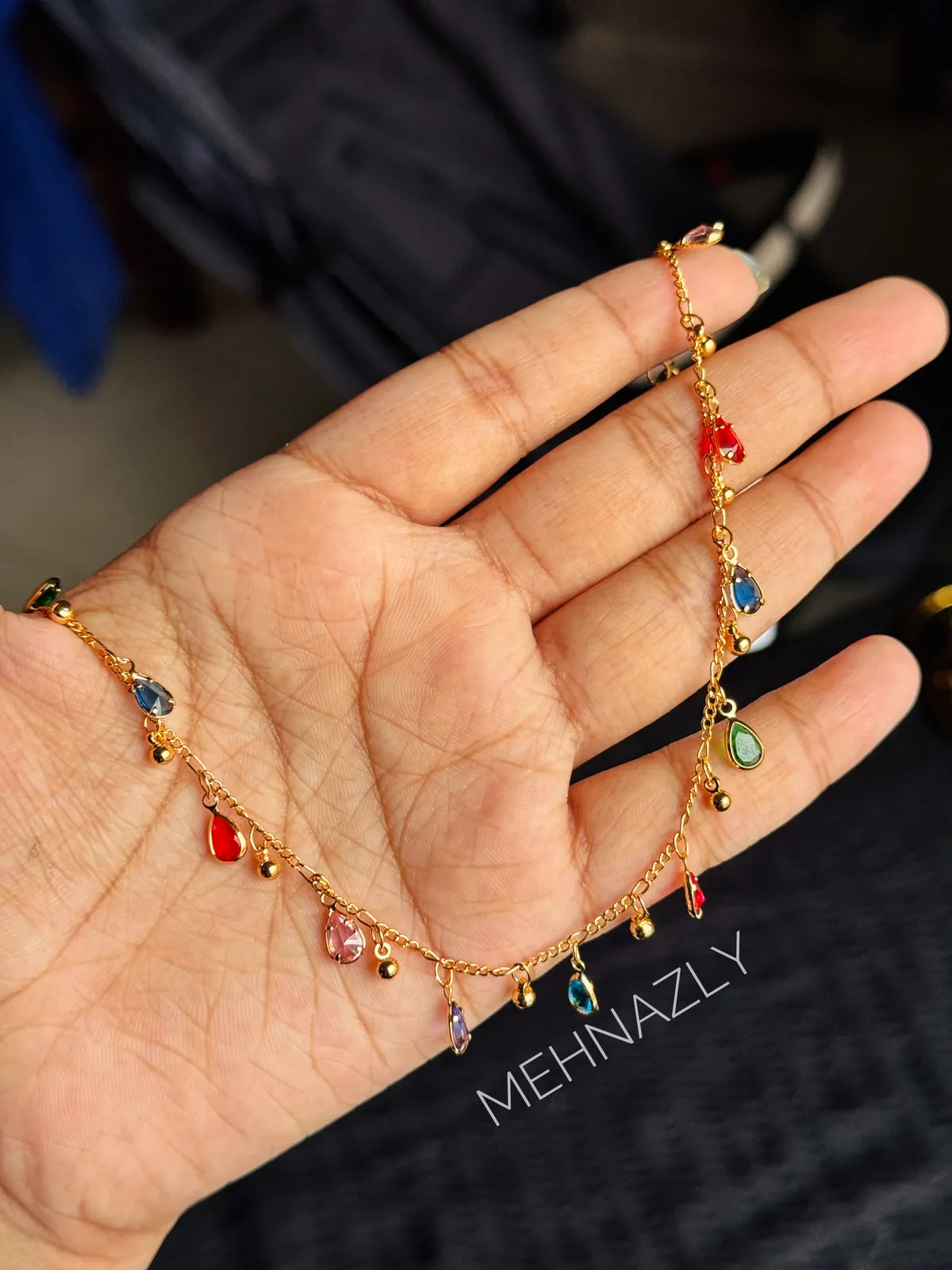 Xuping Multicolor stone payel