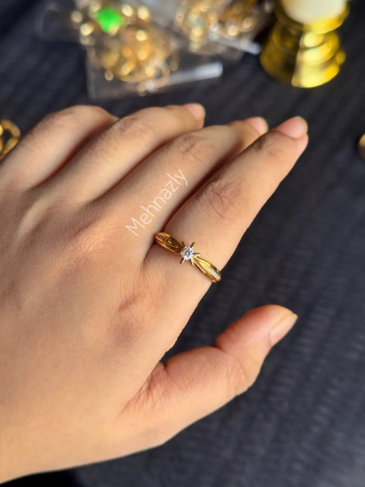 Xuping adjustable ring