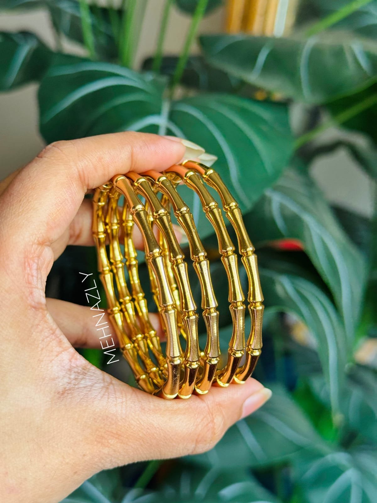Stainless steel Bambo openable cuff bracelet